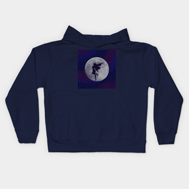 Galaxy Dancer Kids Hoodie by WickedFaery